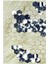 Salon Halısı Modern Geometrik Lacivert Kahverengi Mavi Kaydırmaz Yıkanabilir Ince Halı Tüysüz Kilim 2