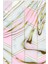 Salon Halısı Taş Mermer Modern Mor Mavi Pembe Metalik Kaydırmaz Yıkanabilir Ince Halı Tüysüz Kilim 2