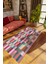 Modern Patchwork Karışık Renkli Dijital Baskı Halı Kaydırmaz Ince Yıkanabilir 1