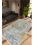 Salon Halısı Doku Eskitme Gri Kaydırmaz Kesme Yıkanabilir Ince Halı Tüysüz Kilim 1