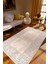 Salon Halısı Klasik Bej Ekru Kaydırmaz Kesme Yıkanabilir Ince Halı Tüysüz Kilim 1