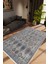 Salon Halısı Modern Retro Gri Kaydırmaz Kesme Yıkanabilir Ince Halı Tüysüz Kilim 1