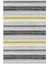 Salon Halısı Modern Eskitme Gri Gold Siyah Kaydırmaz Kesme Yıkanabilir Ince Halı Tüysüz Kilim 2