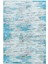 Salon Halısı Modern Eskitme Mavi Gri Kaydırmaz Kesme Yıkanabilir Ince Halı Tüysüz Kilim 2