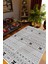 Salon Halısı Otantik Eskitme Gri Kaydırmaz Kesme Yıkanabilir Ince Halı Tüysüz Kilim 1