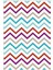 Modern Zig Zag Mavi Turkuaz Krem Bordo Kaydırmaz Kesme Yıkanabilir Ince Halı 2