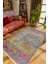 Salon Halısı Pastel Eskitme Bej Kaydırmaz Kesme Yıkanabilir Ince Halı Tüysüz Kilim 1