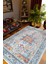 Salon Halısı Otantik Eskitme Gri Kaydırmaz Kesme Yıkanabilir Ince Halı Tüysüz Kilim 1