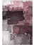 Salon Halısı Pastel Modern Bordo Gri Gülkurusu Kaydırmaz Kesme Yıkanabilir Ince Halı Tüysüz Kilim 2