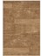 Salon Halısı Modern Eskitme Kahverengi Kaydırmaz Kesme Yıkanabilir Ince Halı Tüysüz Kilim 2