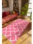 Modern Pembe Dijital Baskı Halı Kaydırmaz Ince Yıkanabilir 1