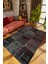 Modern Patchwork Gri Dijital Baskı Halı Kaydırmaz Ince Yıkanabilir 1