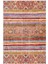 Salon Halısı Kilim Otantik Eskitme Turuncu Kaydırmaz Yıkanabilir Ince Halı Tüysüz Kilim 2