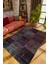 Modern Patchwork Gri Dijital Baskı Halı Kaydırmaz Ince Yıkanabilir 1