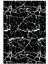 Salon Halısı Taş Mermer Modern Siyah Kaydırmaz Kesme Yıkanabilir Ince Halı Tüysüz Kilim 2
