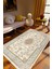 Salon Halısı Salon Halısı Eskitme Bej Ekru Kaydırmaz Kesme Yıkanabilir Ince Halı Tüysüz Kilim 1