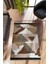 Modern Geometrik Krem Dijital Baskı Halı Kaydırmaz Ince Yıkanabilir 1