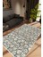 Salon Halısı Modern Geometrik Siyah Gri Kaydırmaz Kesme Yıkanabilir Ince Halı Tüysüz Kilim 1