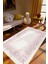 Salon Halısı Klasik Gri Beyaz Bordo Kaydırmaz Kesme Yıkanabilir Ince Halı Tüysüz Kilim 1
