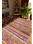Salon Halısı Kilim Otantik Eskitme Turuncu Kaydırmaz Yıkanabilir Ince Halı Tüysüz Kilim 1
