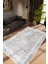 Salon Halısı Modern Eskitme Gri Kaydırmaz Kesme Yıkanabilir Ince Halı Tüysüz Kilim 1