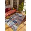 Modern Patchwork Karışık Renkli Dijital Baskı Halı Kaydırmaz Ince Yıkanabilir 1