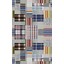 Modern Patchwork Karışık Renkli Dijital Baskı Halı Kaydırmaz Ince Yıkanabilir 2