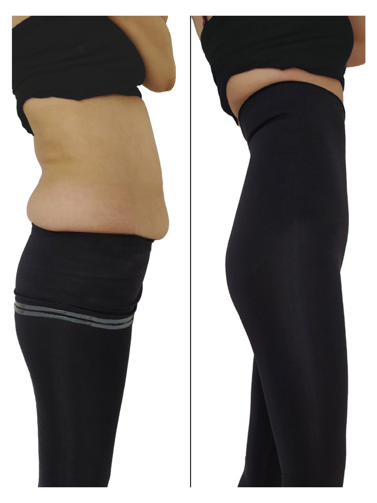 Young&Fit Korse Tayt Siyah Kadın Tayt Göbek Basen Toparlayıcı Tayt Doğum Sonrası Korsesi Spor Taytı