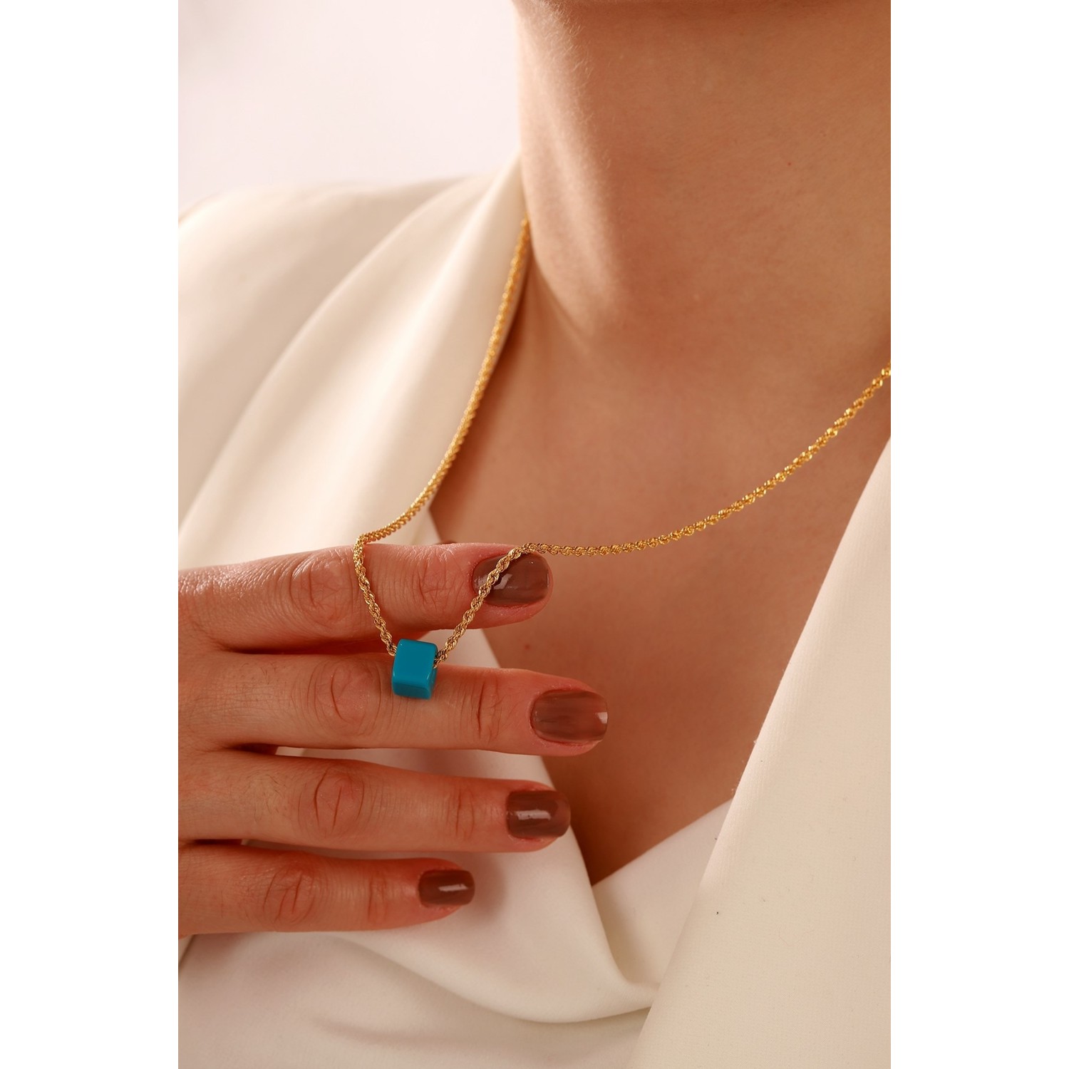 Aydın Kuyumculuk 14 Ayar Altın,halat Kolye AGKLY450 Fiyatı