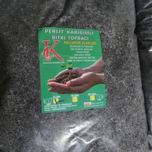 Kaan Perlit Takviyeli Doğal Bitki Toprağı Kaan Torf 5 Litre Kapalı Şeffaf Ambalaj