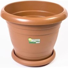 Armenbotanik 5 (Beş) Adet Plastik Çiçek Saksısı No:2 17x17 Cm