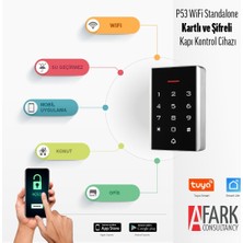 Afark P53 Wifi İle Uzaktan Erişimli Kartlı Ve Şifreli Kapı Kontrol (Access) Cihazı Tuya Smartlife Uyumlu