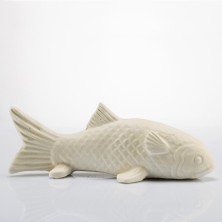 Missi Marin Ocean Kokulu Ekru Uzun Balık Seramik Taş
