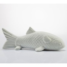 Missi Marin Ocean Kokulu Gri Uzun Balık Seramik Taş