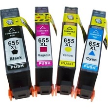 Eko Kartuş Hp CZ275C Yazıcı Kodu, 4 Renk (655XL) Muadil Kartuş,