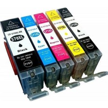 Eko Kartuş Canon Pixma TS-6051 5 Renk PGI-570 CLI-571 Muadil Kartuş,