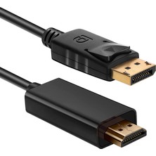 Aogo 1.8 Metre Displayport To HDMI Kablo Display In HDMI Out Dp To HDMI