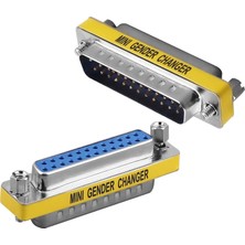 Aogo DB25 Dişi Erkek Çevirici 25 Pin M/f Db 25 Kablo Dönüştürücü Paralel Dsub