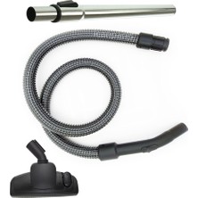 Parmis Taski Uyumlu Vento 15 Elektrikli Süpürge Çelik Telli Hortumu Emici Yer Başlığı Teleskopik Boru