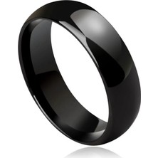 Hg.Aksesuar Unisex 6 mm Çelikyüzük