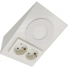 Sunlight Prizli Beyaz Tezgah Altı Led Spot Armatür 3w 220v Beyaz Işık