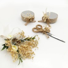 Lora Davet Söz Nişan Yüzük Tepsisi Aksesuarları (1 Adet) Çok Renkli - 53926