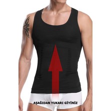 Young&Fit Erkek Korse Atlet Bel Korsesi Toparlayıcı 2 Li Set Inceltici Korse Atlet