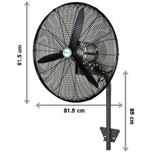 Maximus Duvar Tipi Sanayi Vantilatör