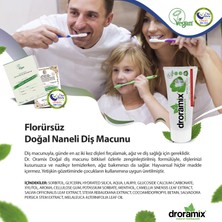 Dr. Oramix Dr. Oramix Droramix Doğal Diş Macunu Florürsüz 75 ml x 5 Aile Paketi