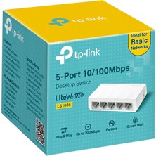 TP-LINK LS1005 5 Port 10/100 Mbps Ethernet Swıtch