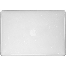 Apple Macbook Air 13.3' M1 A2337 A2179 A1932 Kılıf Simli Ön Arka Kapak