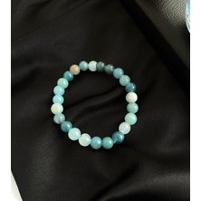 Padore Accessory Inanılmaz Yeni Sezon Turkuaz Jade Doğal Taş Bileklik