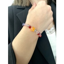 Padore Accessory Özel Tasarım, Yıldız Motifli Kristal Detay Yaz Bilekliği
