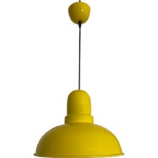 Rsylight Retro Dekoratif Tekli Sarı Rustik Metal Sarkıt Avize 33 cm